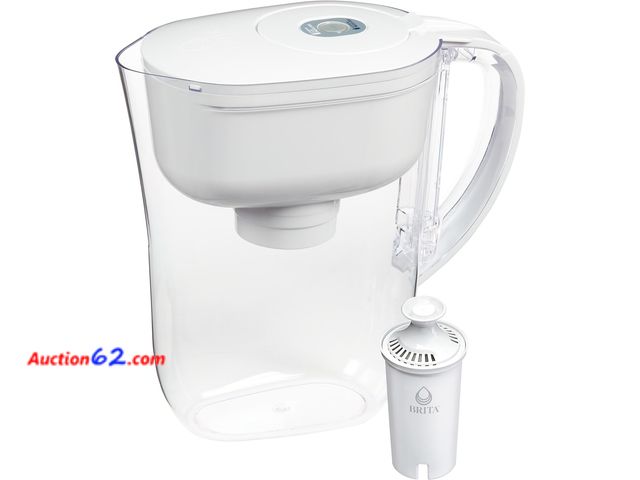 Lot 44-5710g - Brita Metro Water Filter Pitcher with SmartLight Change Indicator, BPA-Free, Replaces 1,800 Plastic Water Bottles a Year, Lasts Two Months, ...