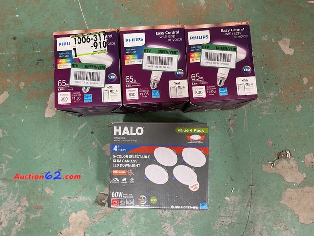 Lot 44-651g - Mix lot of Lightbulbs  E-Commerce Return, A basic inspection has been given to this item. Sold AS-IS. See All Photo's Not Tested