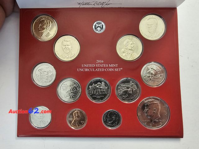 Lot 44-8509k - 2016 DENVER MINT SET - 13 COINS TOTAL! ONE OF THE LARGEST MINT SETS EVER MADE. INCLUDES RICHARD M. NIXON, GERALD R. FORD, RONALD REAGAN, AND...