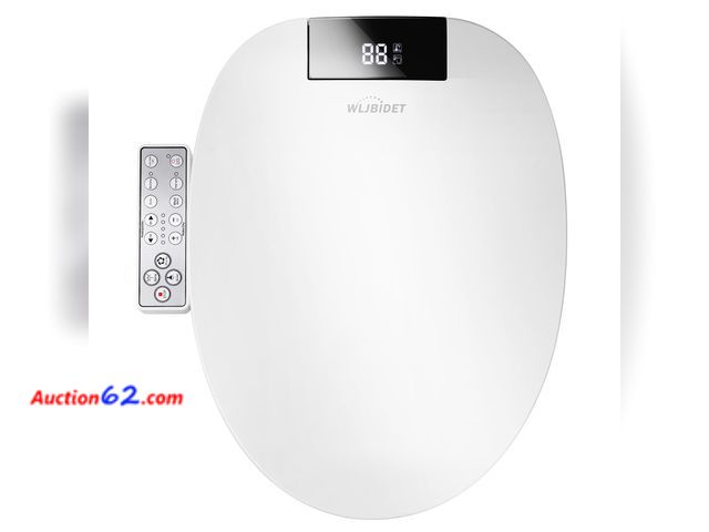 Lot 44-461o - $179.99 Retail price - WLJBIDET Toilet Bidet Seat, Instant Warm Water, Self-Cleaning Nozzle, Multiple Spraying Modes, Electric Heated Seat, ...