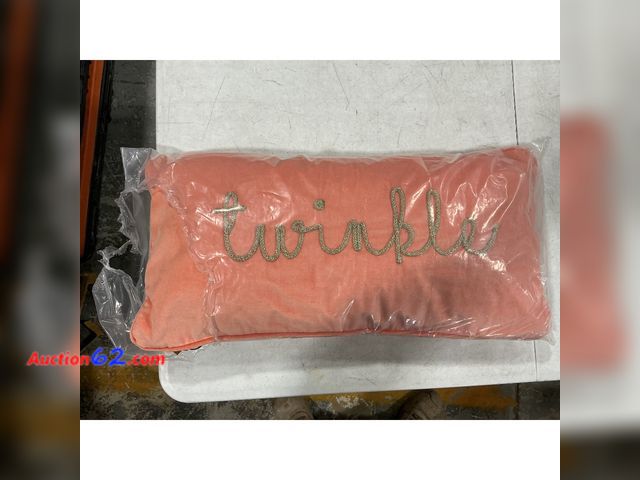 Lot 44-1133i - Creative Co-op Twinkle Lumbar Pillow - 24x12 Woven Cotton Multi Color Appears New, A basic inspection has been given to this item. Sold AS-I...