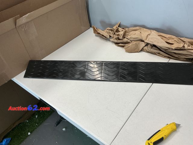 Lot 44-4037f - Black Rubber Threshold Ramp for Doorways and Entryways Appears New, A basic inspection has been given to this item. Sold AS-IS. Not Tested S...
