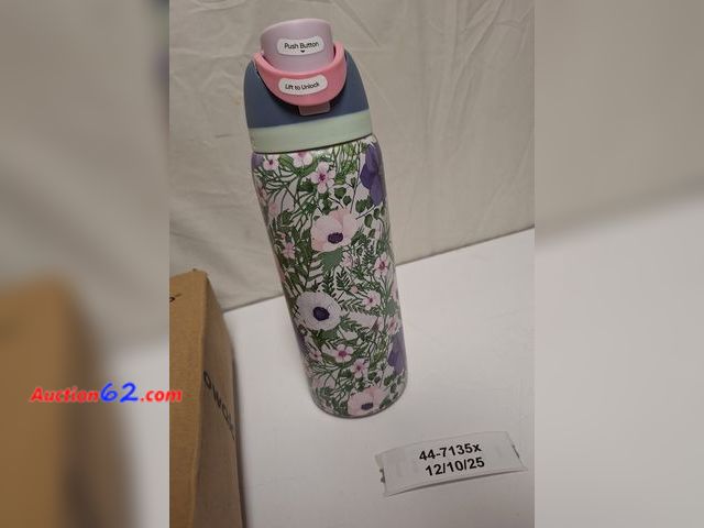 Lot 44-7135x - Owala free sip insulated stainless steel water bottle with straw for sports, travel and school BPA-free sports water bottle, 24 oz Appears N...