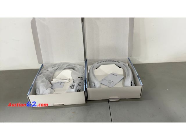 Lot 44-1603j - JISULIFE Neck Fan – Hands-Free, Rechargeable, Ultra-Quiet Personal Fan, 2-Pack See All Photo's Powers on, not tested further Not Tested E-Co...