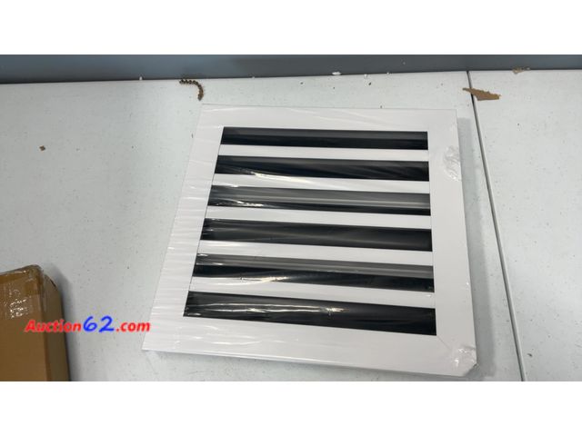 Lot 44-4051a - White Decorative Vent Cover Grille Appears New, A basic inspection has been given to this item. Sold AS-IS. Not Tested See All Photo's