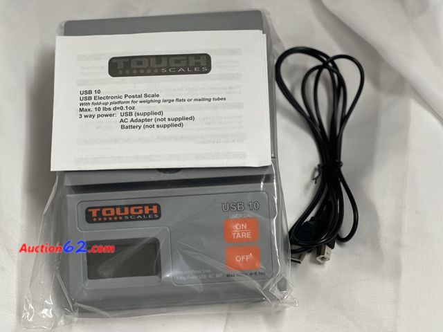 Lot 44-6092j - Tough brand electronic usb 10lb scale. NEW. Opened for photos. See All Photo's Not Tested Never opened, Factory Sealed