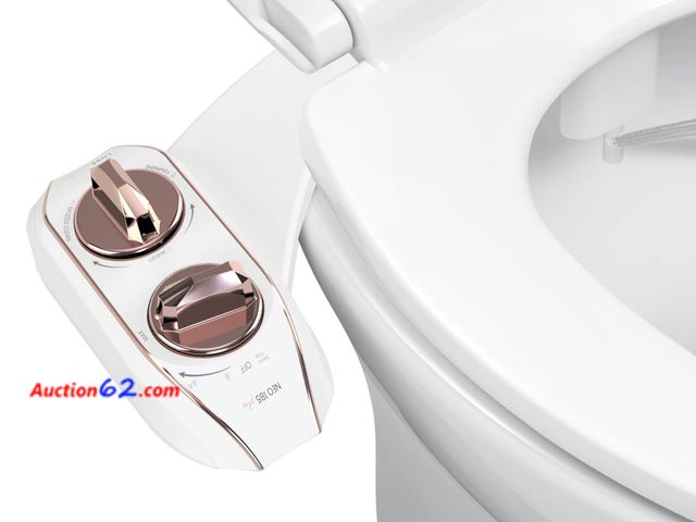 Lot 44-1547p - $57 Retail value- LUXE Bidet NEO 185 Plus - Patented Bidet Attachment for Toilet Seat, Innovative Hinges to Clean, Slide-in Easy Install, Ad...