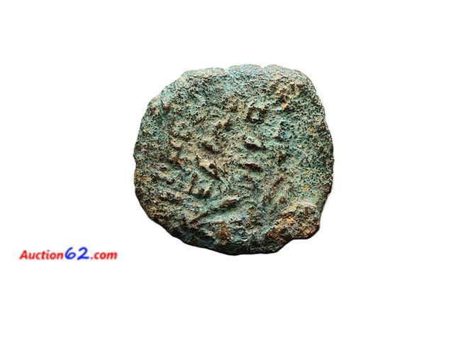 Lot 44-8300m - ANCIENT BIBLICAL WIDOW'S MITE COIN. JUDAEA, HASMONEANS, JOHN HYRCANUS I OR ALEXANDER JANNAEUS. 135-104 BCE OR 104-76 BCE AE PRUTAH. OBVERSE:...