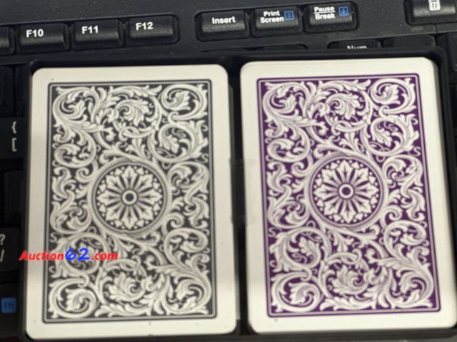 Lot 44-7557b - 2 used decks of copag plastic jumbo index playing cards. Used in a home poker game. 3. Used 4. See All Photo's 7. Tested &amp; Working 19. D...