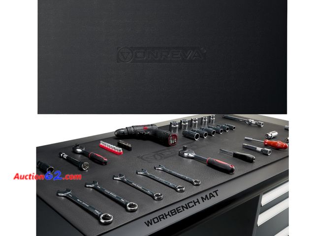 Lot 44-1781 - ONREVA Workbench Mat 24X72 Inches, EVA Work Mat, Protect Your Work Bench Top, Heavy Duty Pad for Tool Box Top, Table, Tool Station, Rolling ...