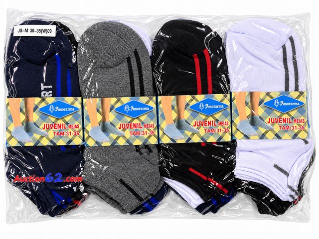Lot 44-6042m - Amorarma juvenile tam:31-35 kids socks. Appears New, A basic inspection has been given to this item. Sold AS-IS. See All Photo's Not Tested ...
