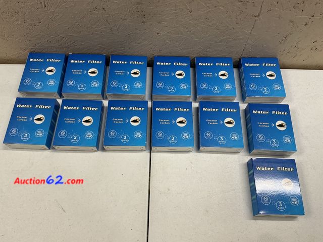 Lot 44-9178 - Lot of 12 Water Filter Cartridges Coconut Carbon 3 Pack Appears New, A basic inspection has been given to this item. Sold AS-IS. New As-Is