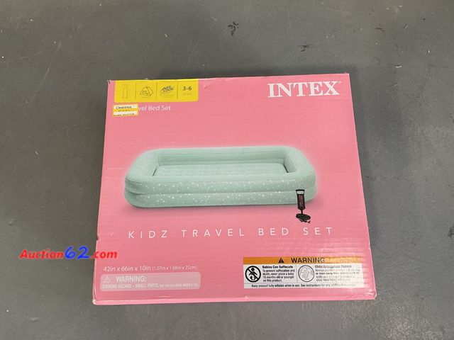 Lot 44-834 - Intex Kidz Travel Bed Set See All Photo's Not Tested Appears New, A basic inspection has been given to this item. Sold AS-IS.