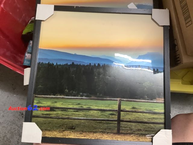 Lot 44-6186e - Yellowstone Dutton Ranch picture 20”x20”. Appears New, A basic inspection has been given to this item. Sold AS-IS. See All Photo's Not Teste...