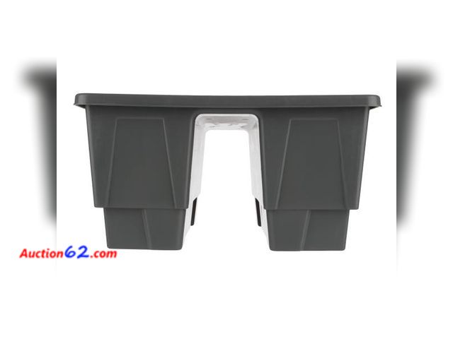 Lot 44-1617b - $30 Retail value- Pure Garden Railing Planter - 20.75-Inch Flower Box with Drainage Insert - 6-Gallon Outdoor Planter Box  1. Appears New, A...
