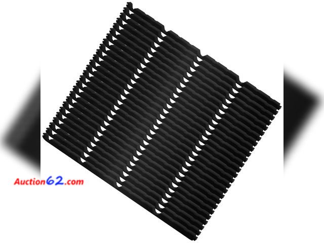 Lot 44-1609o - Pushglossy 35 Pcs 9 in Metal Roofing Foam Closure Strips Panels 3 ft Long Inside Outside Classic Rib Profile Roof Closure Strips for Insulat...