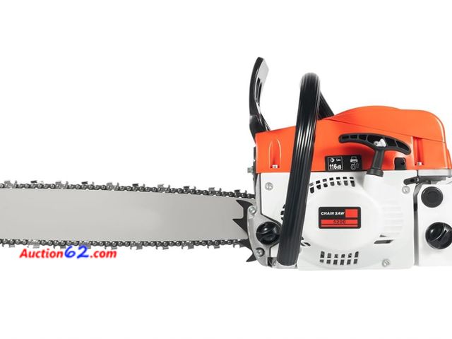 Lot 44-1693n - NEW $150 Retail price - 52cc 20 Inch Chainsaws, 2-Cycle Gasoline Powered Chain Saws 2kw Gas Power Handed Chainsaws Set for Cutting Wood Outd...
