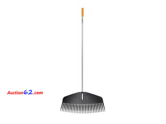 Lot 44-719 - Fiskars Poly Leaf Rake  Leaf Rake  67  Length See All Photo's Not Tested Appears New, A basic inspection has been given to this item. Sold A...
