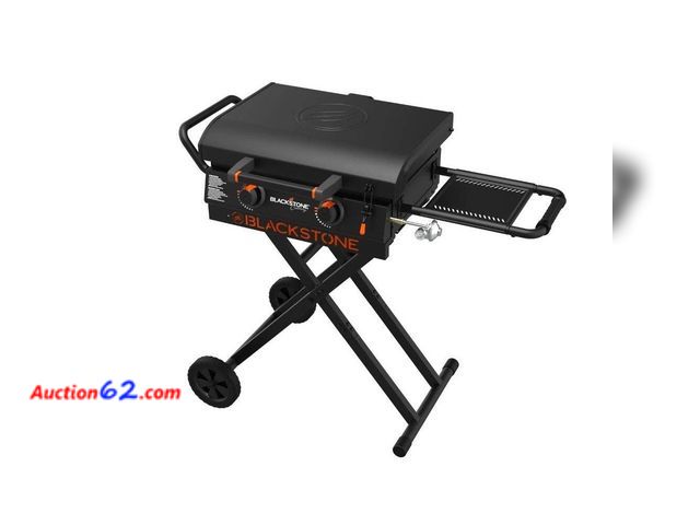 Lot 44-219 - $349 Retail price - Blackstone 2-Burner 22" Griddle with Flex Fold Legs Black See All Photo's Appears New, A basic inspection has been given...