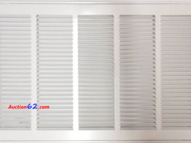 Lot 44-2732w - $108.07 Retail price - HVAC Premium 26 x 22 Duct Opening Steel Return Air Filter Grille, for 1-inch Filter, Removable Door, Flat Stamped HVA...