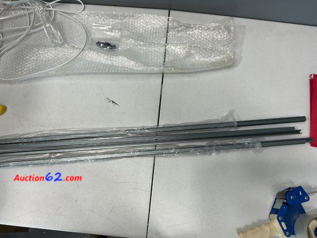 Lot 44-4028f - 6 Pack 1M LED Aluminum Channel Holder Gray Appears New, A basic inspection has been given to this item. Sold AS-IS. See All Photo's Not Test...
