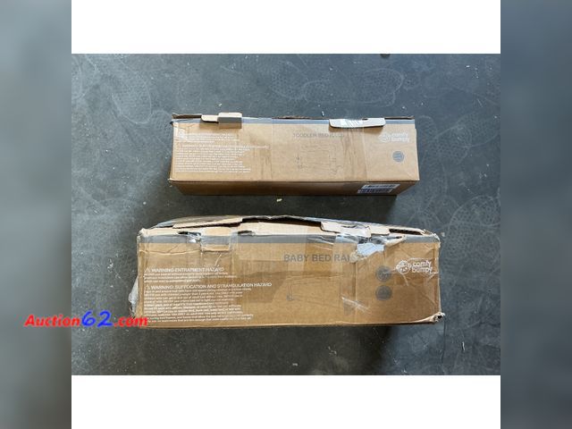 Lot 44-101e - Comfy Bumpy Baby and Toddler Bed Rails Set See All Photo's E-Commerce Return, A basic inspection has been given to this item. Sold AS-IS.