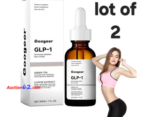 Lot 44-6613p - Lot of 2 GLP-1 Drops, Berberine Drops, No Stomach Discomfort, for Nutrient Absorption, Digestive &amp; Gut Health, GLP 1 Drop 6X Stronger Th...
