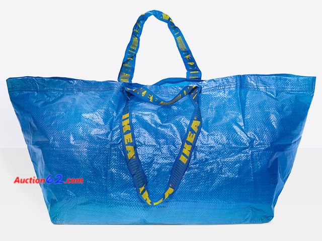 Lot 44-5312g - Lot of (6) IKEA Blue FRAKTA Bags, based on the same principles that guide all of IKEA – the idea that function, quality, good design and sus...