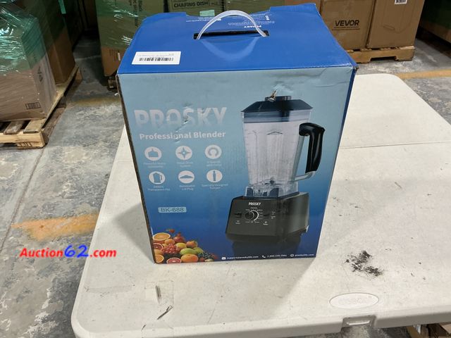 Lot 44-4010i - PRASKY Professional Blender &amp; Grinder - 2400W, 25000RPM, 68oz BPA Appears New, A basic inspection has been given to this item. Sold AS-I...