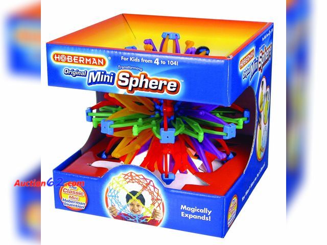 Lot 44-1929a - Hoberman Mini Sphere Rings See All Photo's Not Tested E-Commerce Return, A basic inspection has been given to this item. Sold AS-IS.