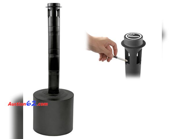 Lot 44-2521e - Cigarette Butt Disposal Outdoor, Standing Ashtrays for Outside Patio Stainless Steel Outdoor Ashtray Cigarette Butt Container, 7" Diameter x...