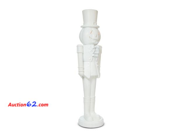 Lot 44-96w - Retail of $399-Halloween Animated Giant Pumpkin Nutcracker, 72" Appears New, A basic inspection has been given to this item. Sold AS-IS.