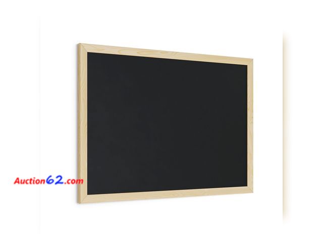 Lot 44-278p - U Brands Chalkboard, 17 x 23 Inches, Birch Wood Frame (310U00-01)- Minor Cosmetic Damage E-Commerce Return, A basic inspection has been give...