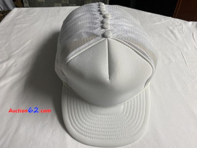 Lot 44-2114b - New. 12 white mesh back caps. Great for logos. See photos. Appears New, A basic inspection has been given to this item. Sold AS-IS. See All ...