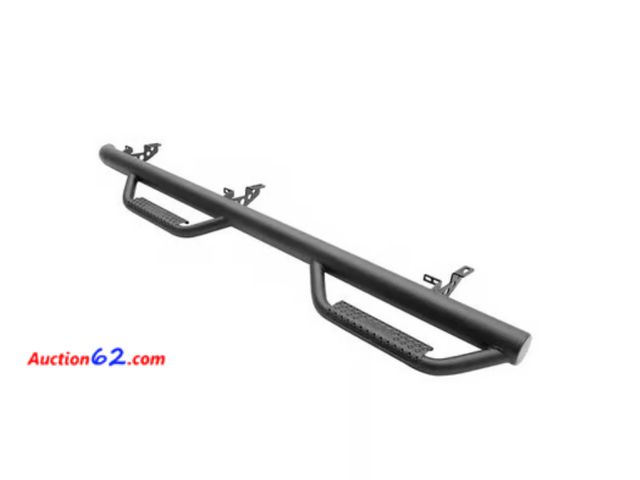 Lot 44-786b - Retail value $650- SMITTYBILT T0786CC-TX WHEEL-TO-WHEEL 4-STEP NERF BARS WITH CLEATED STEPS - TEXTURED BLACK Appears New, A basic inspection...