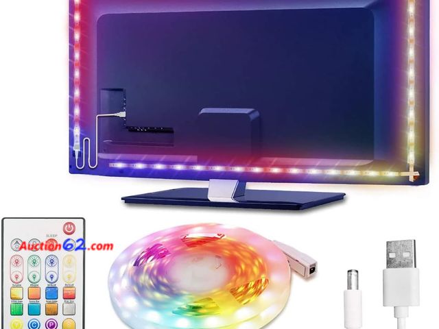 Lot 44-9044b - MY Beauty Light LED Light for TV, Waterproof TV LED Backlight for 32-58in TV, 65536 DIY Colors Options RGBW Appears New, A basic inspection ...
