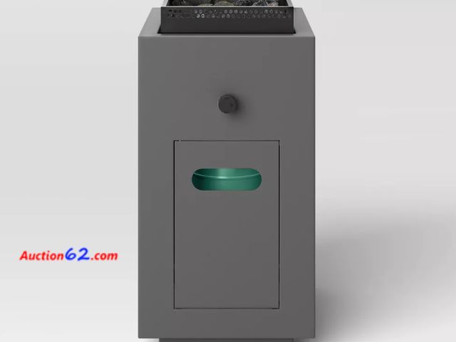 Lot 44-1568w - $120 Retail price - 1lb Rectangular Fire Pit Gray - Room Essentials Appears New, A basic inspection has been given to this item. Sold AS-IS....