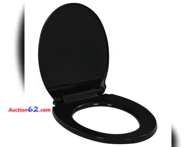 Lot 44-4012m - Soft Close Toilet Seat with Quick Release Design Black See All Photo's Appears New, A basic inspection has been given to this item. Sold AS-...
