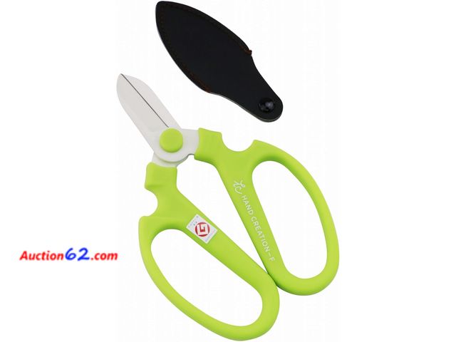 Lot 44-5521p - Japanese Florist Scissors – Professional Ultra Sharp Flower Shears Made in JAPAN for Ikebana Floral Design &amp; Gardening SAKAGEN HAND CREA...