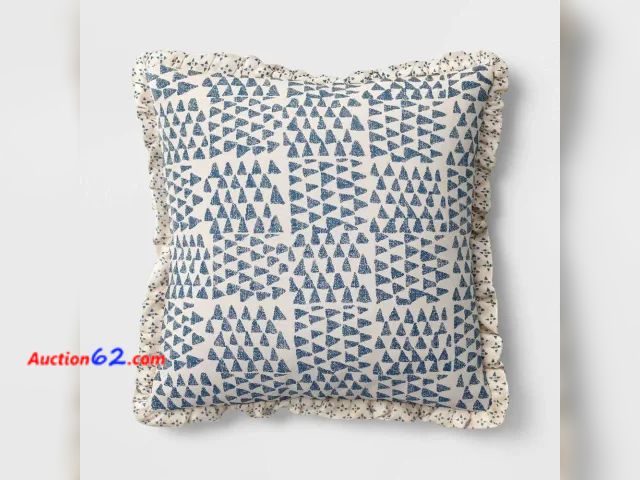 Lot 44-236b - Retail of 18” X 18”  Square Bird in Nature Pillow  Appears New, A basic inspection has been given to this item. Sold AS-IS.