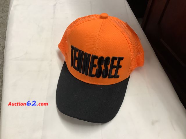 Lot 44-6068w - Orange and a black Tennessee Hat, New Used See All Photo's Never opened, Factory Sealed