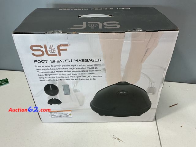 Lot 44-2657w - SLF Foot Shiatsu Massager Appears New, A basic inspection has been given to this item. Sold AS-IS. Not Tested See All Photo's
