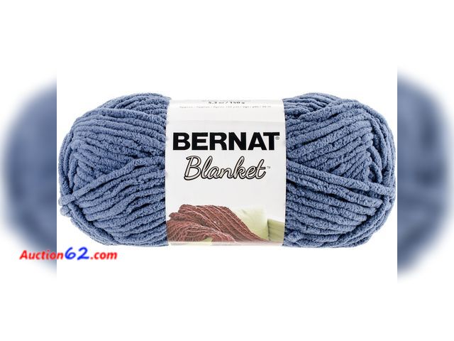 Lot 44-9148 - Bernat Blanket Yarn, Country Blue Appears New, A basic inspection has been given to this item. Sold AS-IS. New As-Is