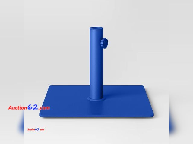 Lot 44-129b - Retail of $60-25lbs Steel Square Outdoor Patio Market Umbrella Base - Room Essentials™- Never Opened Appears New, A basic inspection has bee...