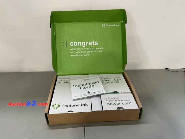 Lot 44-1509b - ActionTec Model C1000A Modem and Wireless-N Router and Self-Install Kit- seller states tested &amp; working 2. E-Commerce Return, A basic in...