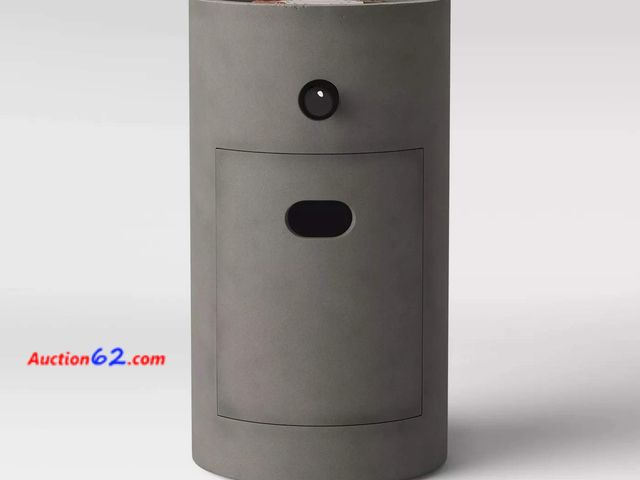 Lot 44-1580p - $90 Retail value- Pipestone 17" LP Fire Column (Gray) Appears New, A basic inspection has been given to this item. Sold AS-IS.