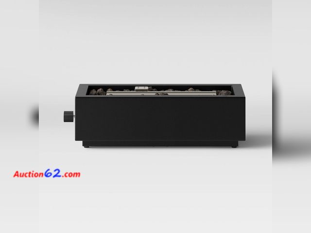 Lot 44-905f - $80 Retail price - Two Harbors 14" Patio Tabletop Fireplace Black - Threshold™ Not Tested Appears New with box damage