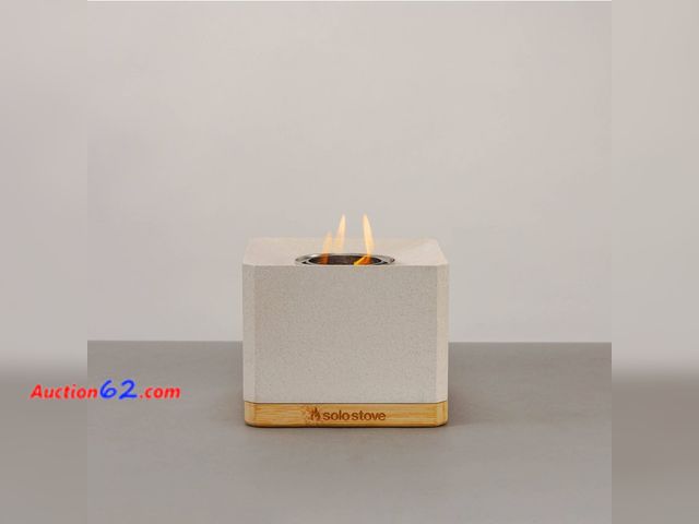 Lot 44-742p - Solo Stove 6" Cube Firebowl Tabletop Fireplace Appears New, A basic inspection has been given to this item. Sold AS-IS. Not Tested