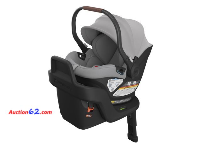 Lot 44-11f - $279.99 Retail price - UPPAbaby Aria Lightweight Infant Car Seat/Just Under 6 lbs for Easy Portability/Base with Load Leg + Infant Insert In...