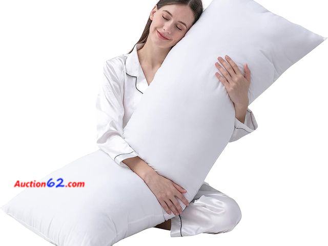Lot 44-5501p - DOWNCOOL Large Body Pillow Insert- Breathable Full Body Pillow for Side Sleeper - Soft Long Bed Pillow for Adults - 20 x 54 inch E-Commerce ...